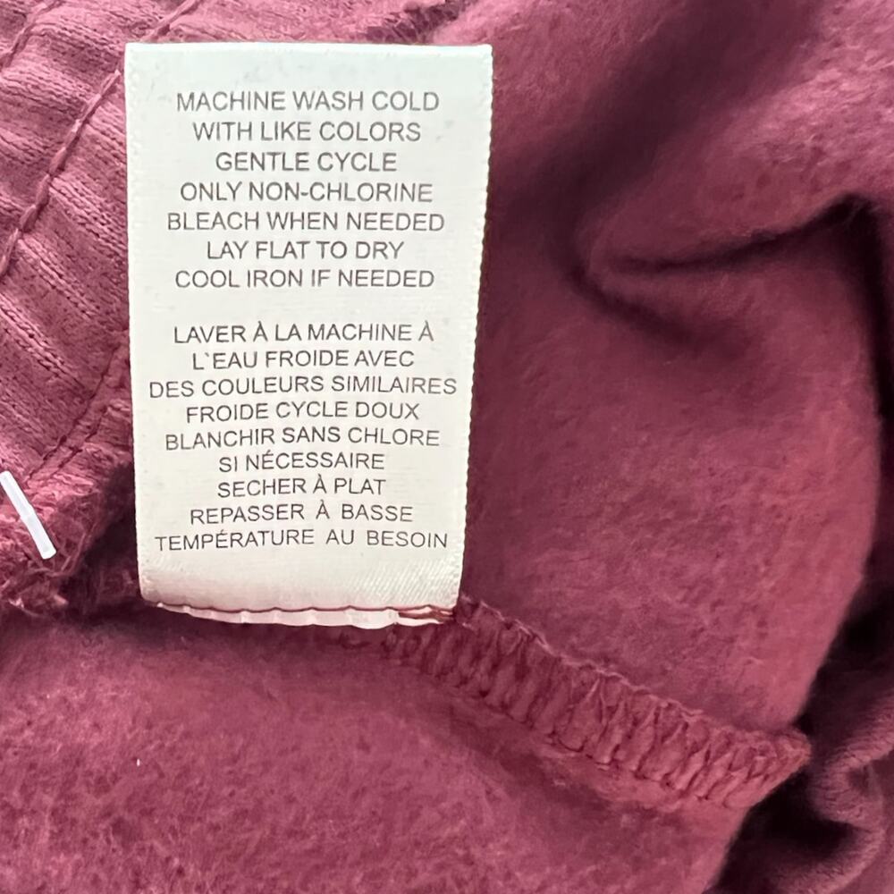 NWT Love Fire Burgundy Joggers Large - Picture 5 of 6